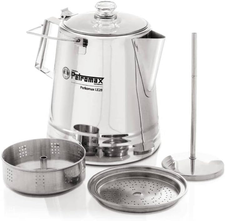 Petromax Perkolator Perkomax - Kaffeekanne für verschiedene Herdarten und offenes Feuer - aromatisch