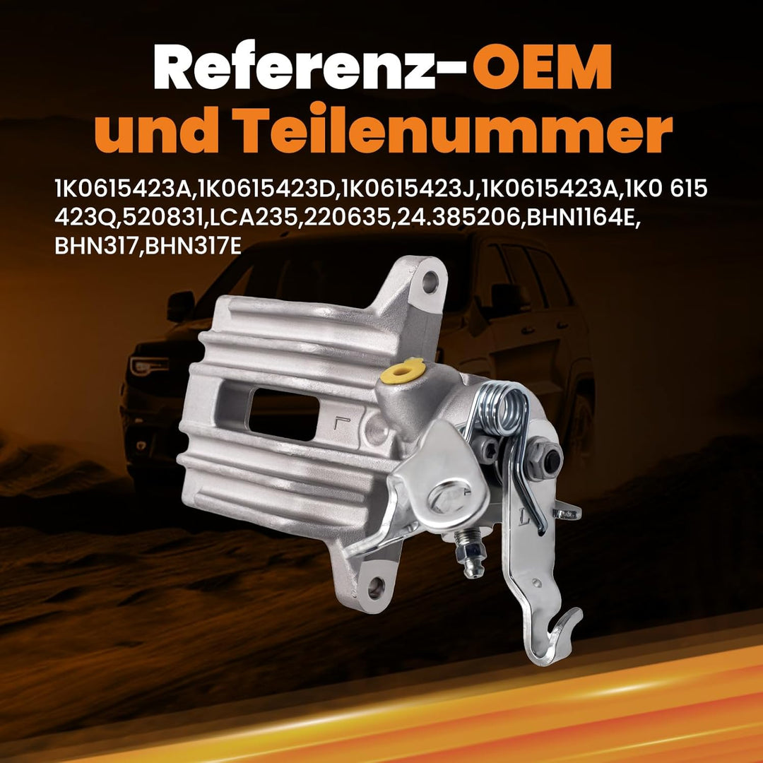 maXpeedingrods Bremszange Bremssattel Hinten Links für A3 8P1 Altea 5P1 Octavia