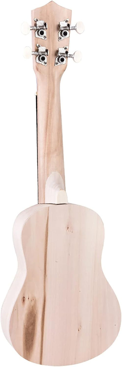 DIY Ukulele Sopran Ukulele 21 Zoll Basswood 4 String Hawaii Kleine Gitarrenpackung Bausatz DIY Zubeh