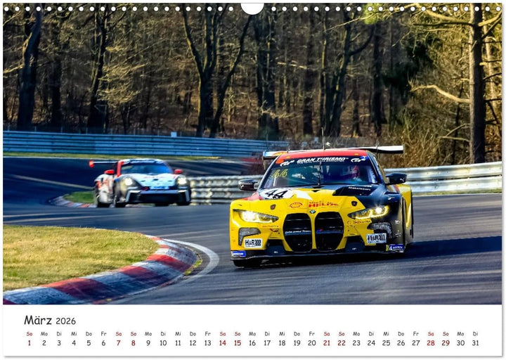 Nüburgring Langstrecken Serie 2026 (Wandkalender 2026 DIN A3 quer), CALVENDO Monatskalender: Die Sch