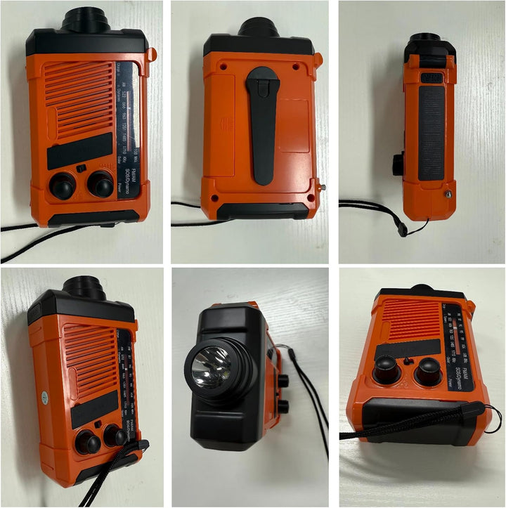Bingxue Outdoor Radio wasserdicht Bluetooth Lautsprecher, LED Licht und Hand Kurbel Solar für Outdoo