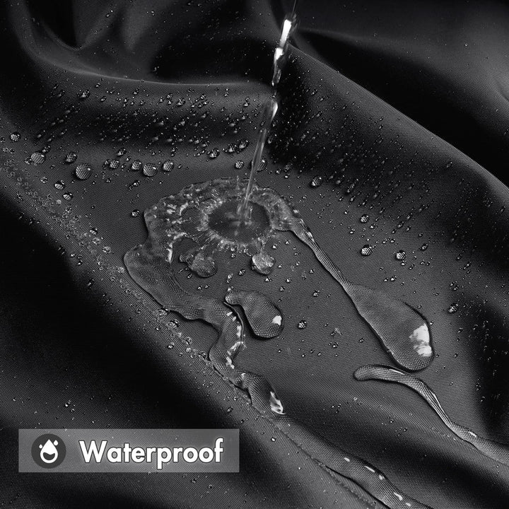 MIULEE Duschvorhang 240x200cm Dunkelgrau Wasserdicht Badvorhang Anti-schimmel und Textil Waschbar Sc