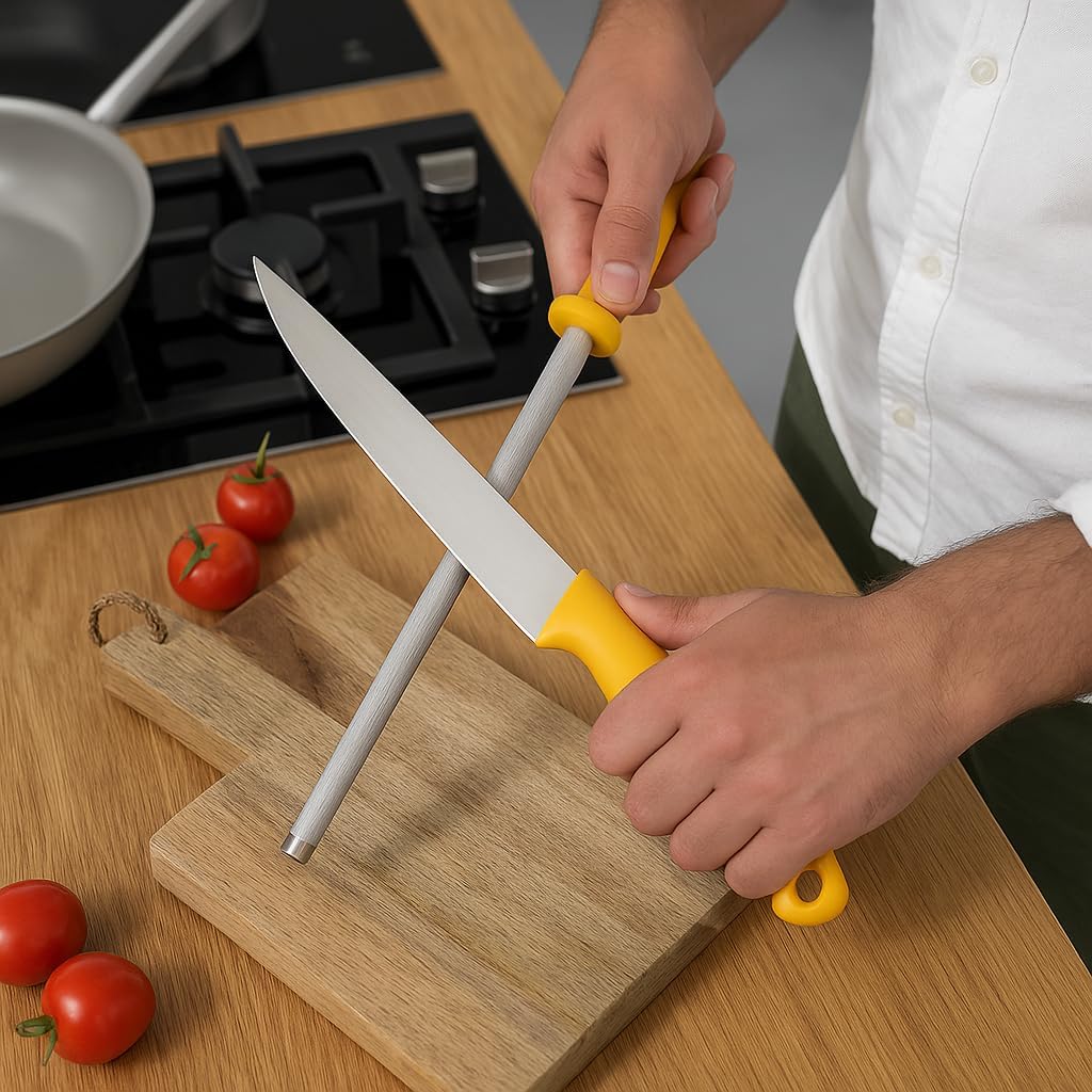 Profi Fleischermesser Set aus Edelstahl - Scharfes Metzgermesser Set bestehend aus 2x Fleischermesse