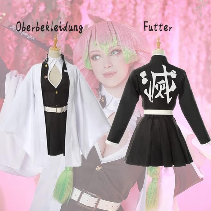 CR ROLECOS Anime Tanjirou Zenitsu Giyuu Cosplay Kostüm für Japanischer demon cosplay Outfit Hallowee