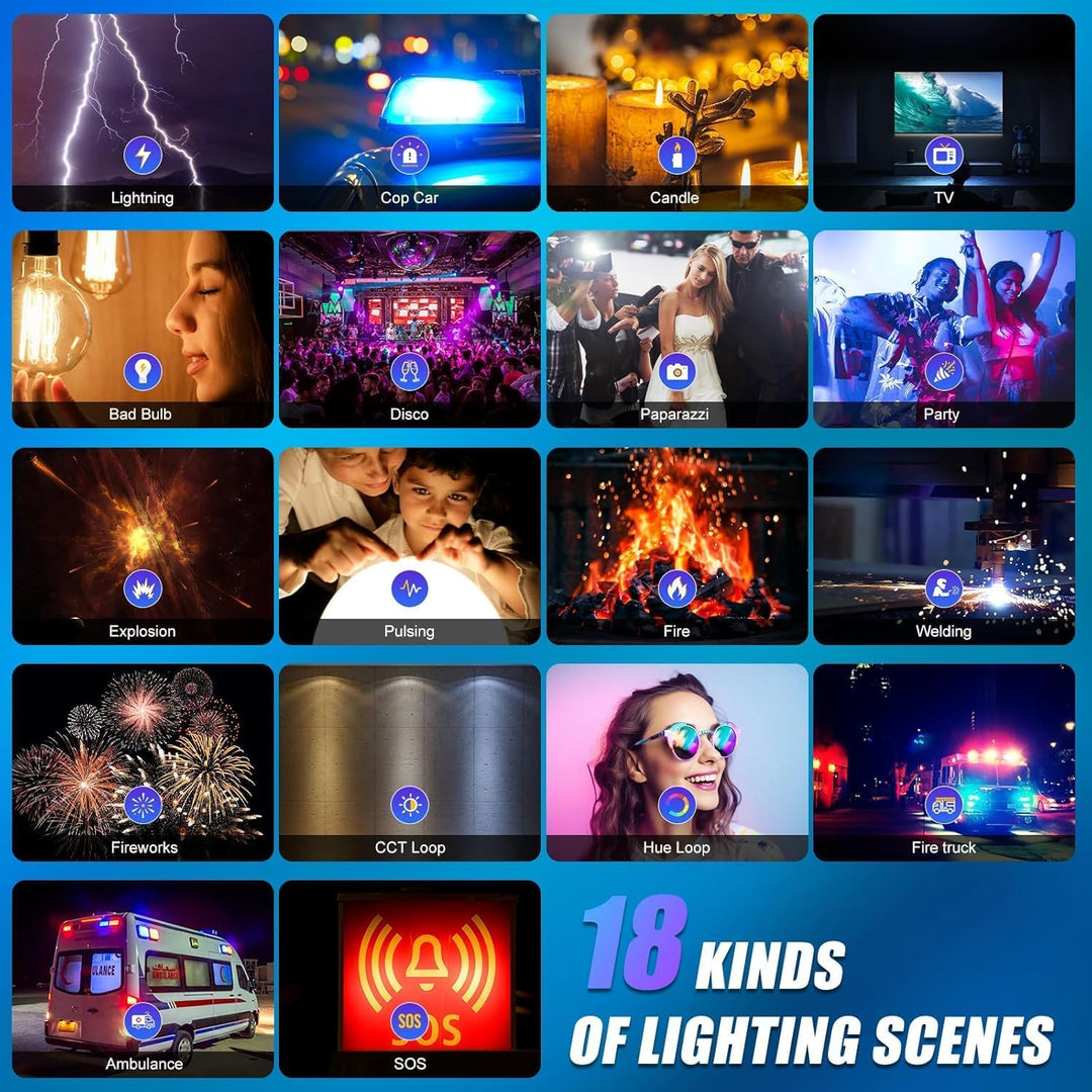 GVM LED Videoleuchte mit Stativ, APP-Steuerung 800D RGB Videolicht Dauerlicht LED Streaming licht, L