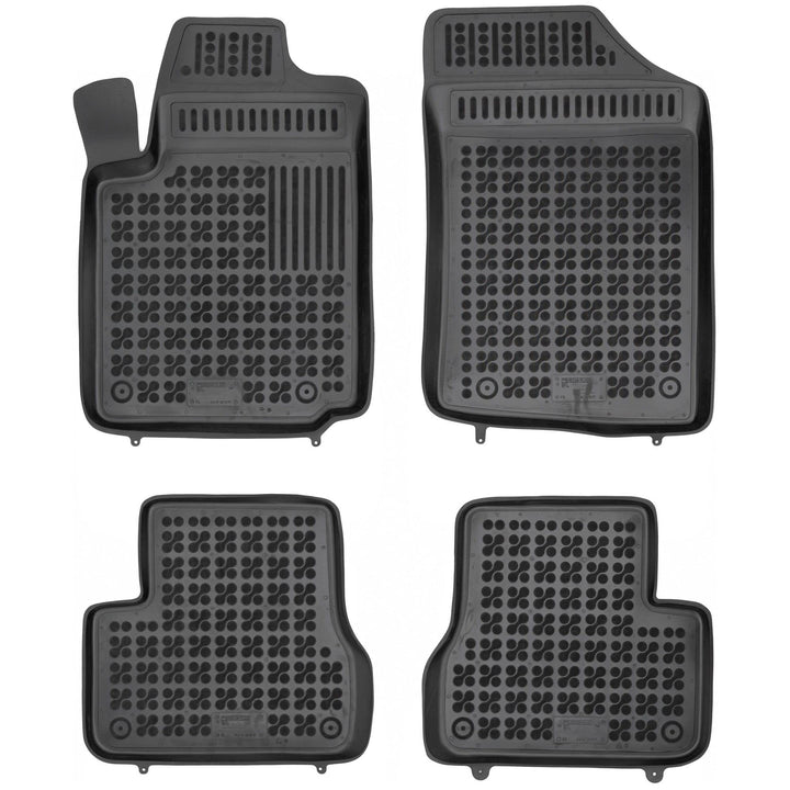 M MOTOS Gummimatten Auto Fussmatte passt für Citroen C3 I 2002-2009 Verbessern Sie Ihren Reisekomfor