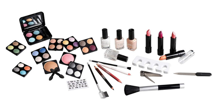 Schminkkoffer Set Alu Profi-Qualität mit French Manicure 58 teilig