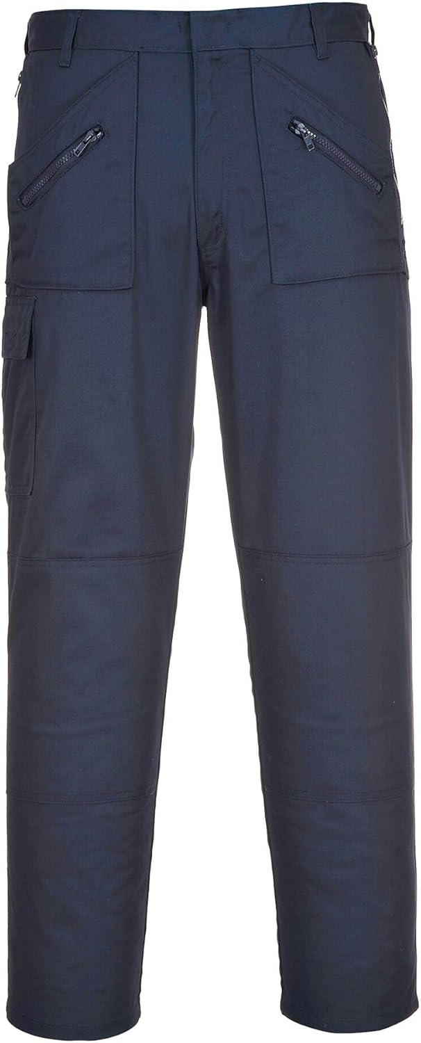 Portwest Navy S887 Arbeitshose mit Knietaschen Beinlänge 31 (Standardlänge) Marineblau 32, 32