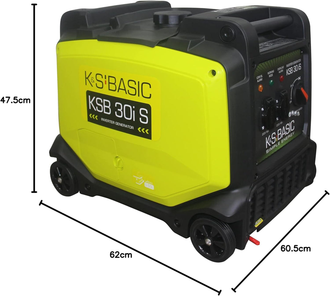 Inverter-Generator KSB 30i S, stromerzeuger 3000 W, elektronische Umwandlung elektrischer Energie,no