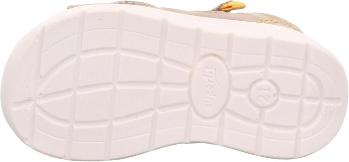 Superfit Baby Jungen Lagoon Sandale Knöchelriemen, Beige Gelb 4000