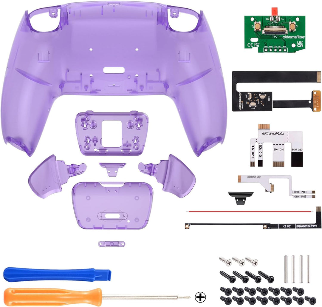 eXtremeRate Programmierbar RISE2.0 Remap Kit für ps5 Controller BDM-010&BDM-020,Remap Board&Rückseit