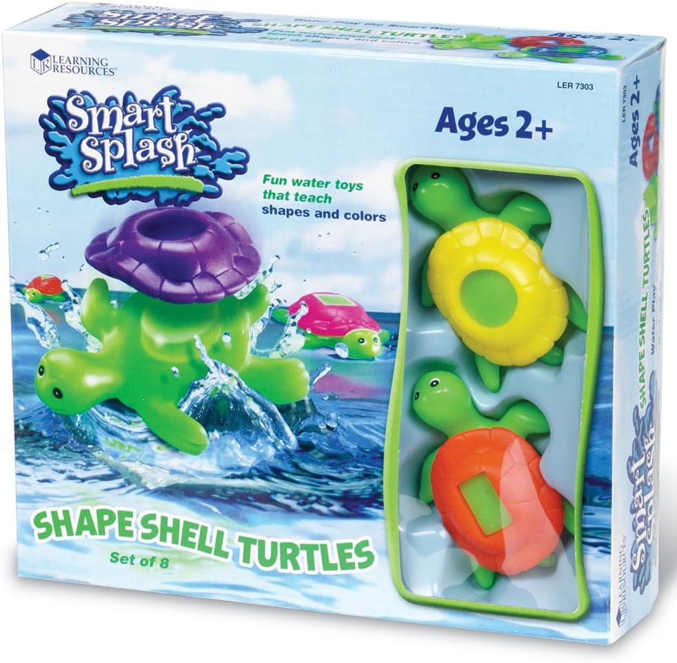 Learning Resources Smart Splash Schildkröten Formen-Steckspiel