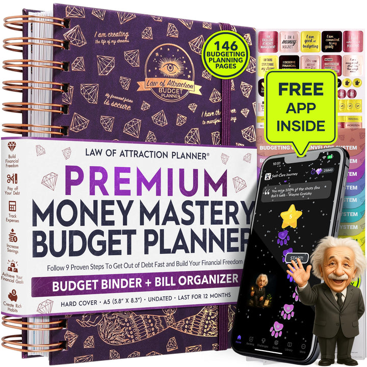 Finanzplaner &amp; Monatsplaner &amp; Monatsrechnung Organizer - 12 Monate Reise zur finanziellen Freiheit,