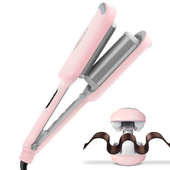 TYMO ROVY Welleneisen für haare, Lockenstab grosse Locken geeignet für Anfänger, Sofortiges Wellen,