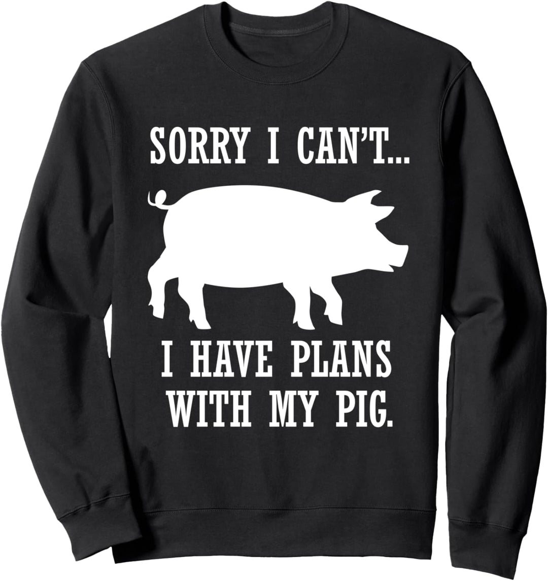 Pläne mit meinem Schwein Farmer Piggy Sweatshirt
