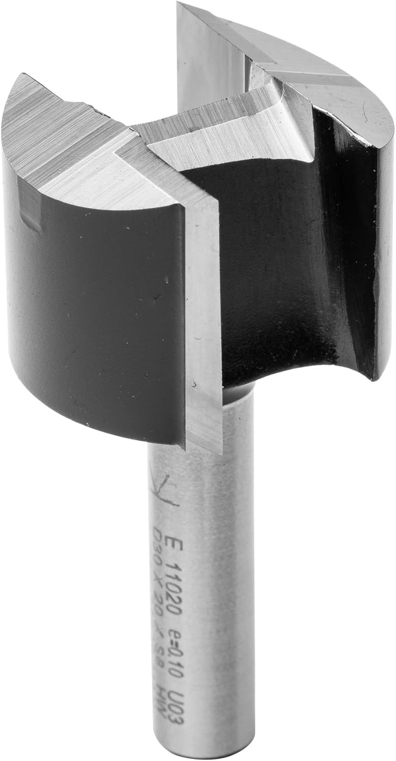 ENT 11020 Nutfräser HW, Schaft (S) 8 mm, Durchmesser (D) 30 mm, NL 20 mm, SL 32 mm, GL 52 mm, mit Ha