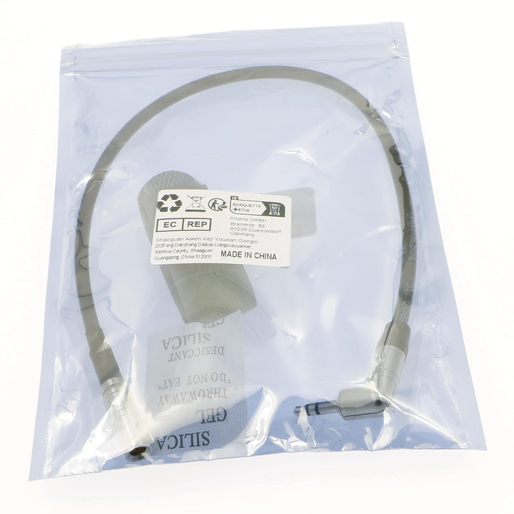 Uonecn Timecode-Kabel DIN 1,0丨2,3 auf 3,5 mm TRS 90 Grad Zeitcode-Kabel für Canon R5C Tentakel Sync