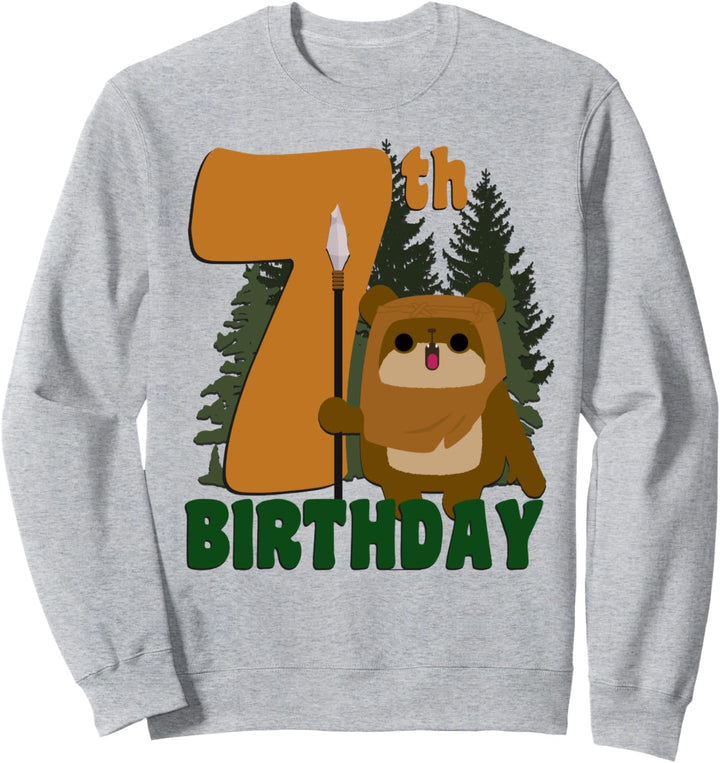 Star Wars Ewok On Endor 7th Birthday Sweatshirt