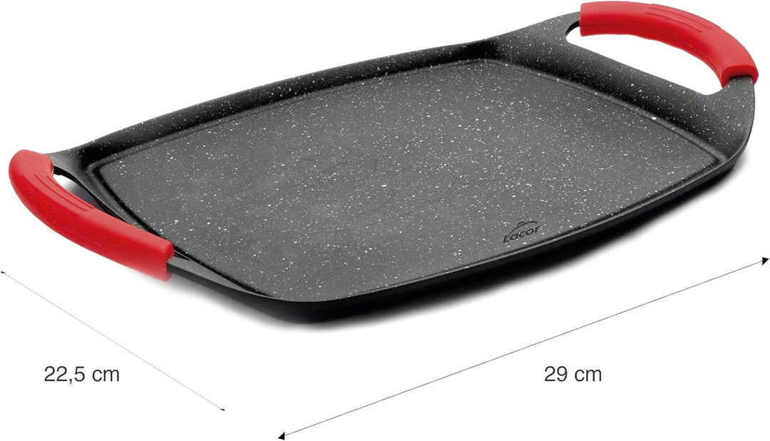 Lacor - 25536 - Rösteisen, Eco Stone Grill, Kompatibilität: alle Arten von Küchen, Geeignet für Indu