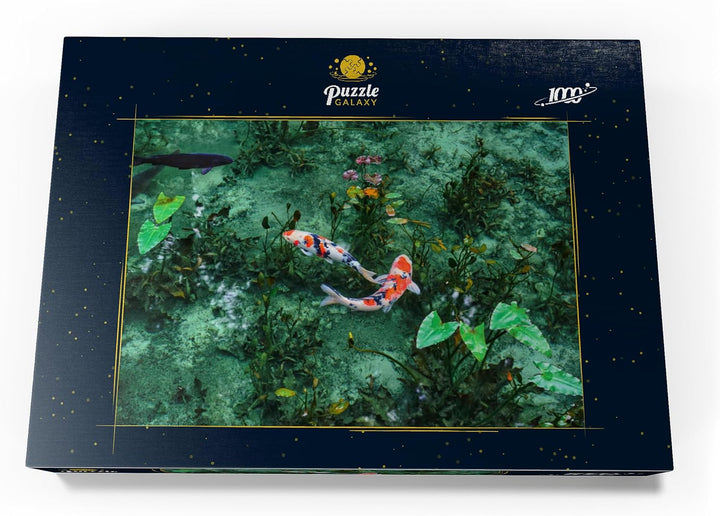 Monets Koi Teich in der Stadt Seki in der Präfektur Gifu, Japan - Premium 1000 Teile Puzzle - MyPuzz