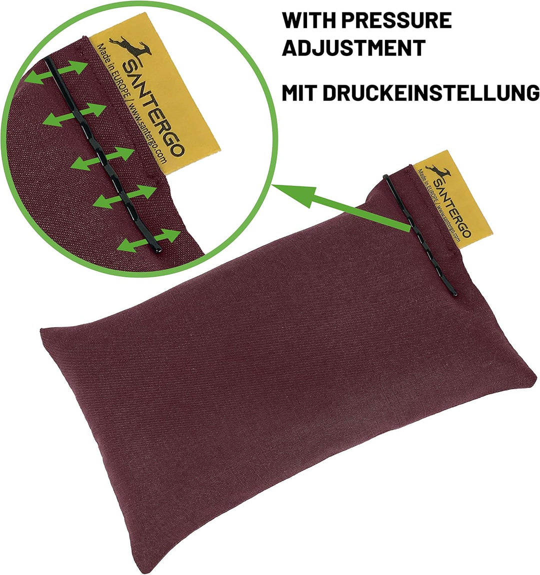 Mauspad Handgelenkauflage - ergonomische Handballenauflage aus Bio-Hirsespreu, Anti-Sehnenscheidenpr