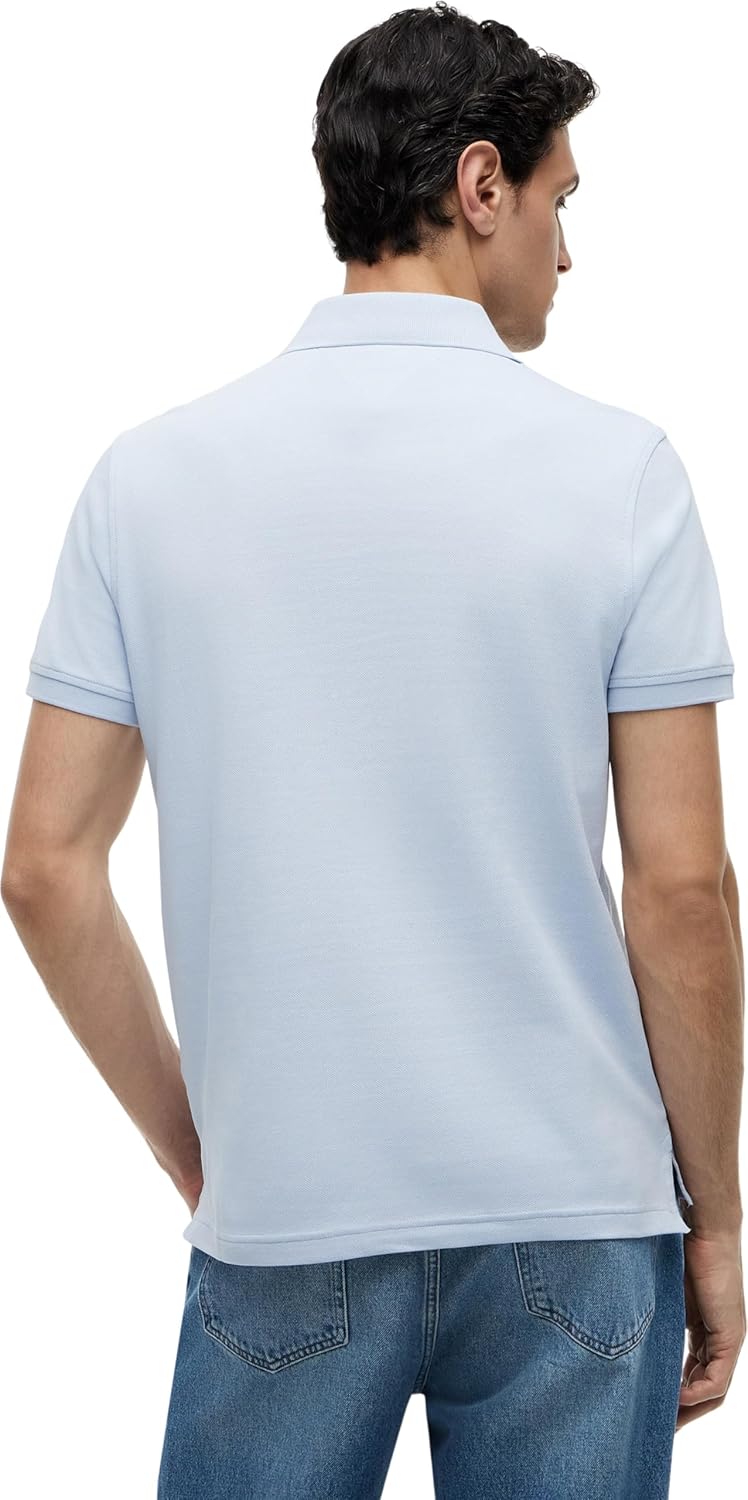 Tommy Hilfiger Herren Poloshirt Kurzarm 1985 Regular Fit S Blue (Breezy Blue), S Blue (Breezy Blue)