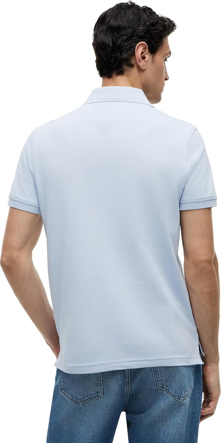 Tommy Hilfiger Herren Poloshirt Kurzarm 1985 Regular Fit, XS Blue (Breezy Blue)