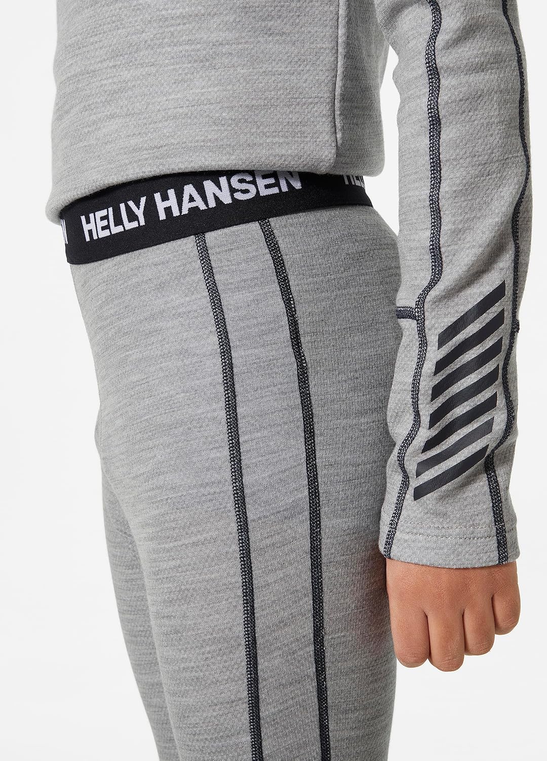 Helly Hansen Unisex Kinder Baselayer Set Jr Lifa Merino Midweight Set 14 Jahre Grey Melange, 14 Jahr
