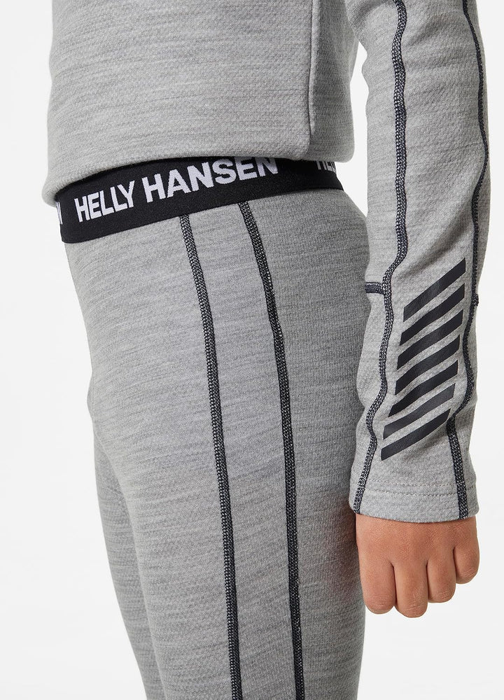Helly Hansen Unisex Kinder Baselayer Set Jr Lifa Merino Midweight Set 14 Jahre Grey Melange, 14 Jahr