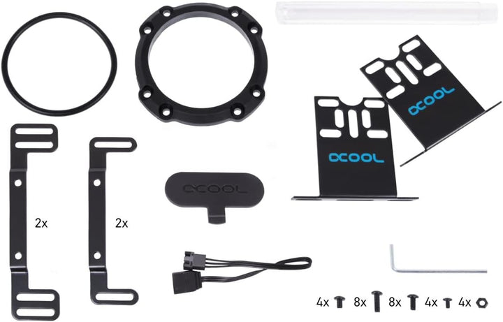 Alphacool 15394 Core 200 Aurora Ausgleichsbehälter D5/VPP Acetal/Acryl