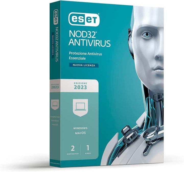 ESET NOD32 Antivirus 2 Users 1Y New 106T21Y-N