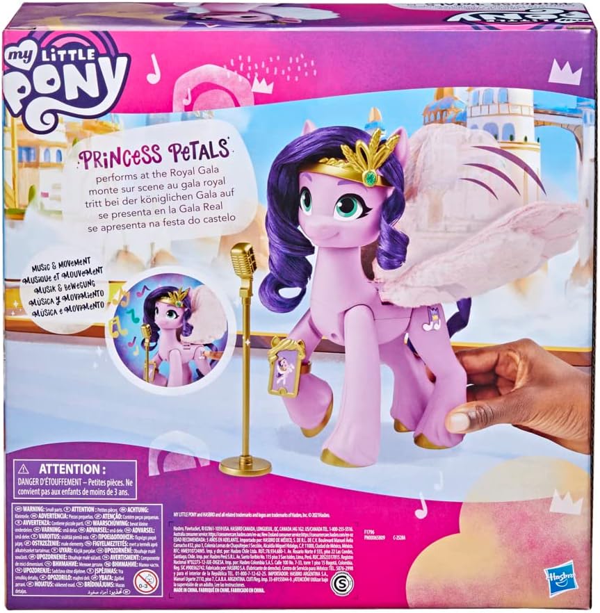 My little Pony, A New Generation Musikstar Pipp Petals, 15 cm grosses, pinkfarbenes Pony, spielt Mus