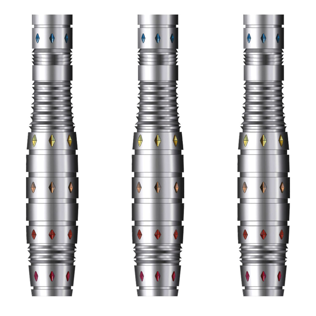 CyeeLife 15/16/18/20g Tungsten Soft Dart Barrels 90%,Schwarz/Silber/Blau/Gold,8-Stile ZG12-16g, ZG12