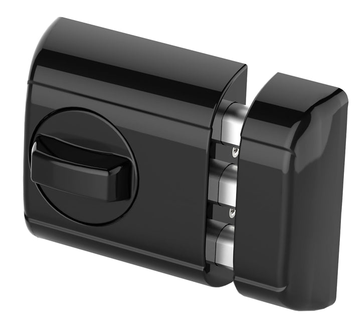 Lince Sicherheitsschloss SOBREPONER S7-Speziell für Türen aus Aluminium und PVC, Schwarz, 0