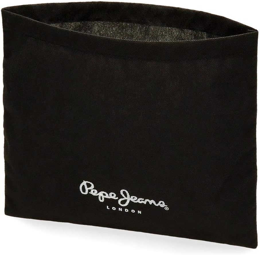 Pepe Jeans Double Brieftasche Handtasche Gelb 27x17x2 cms Leder, Handtasche Gelb