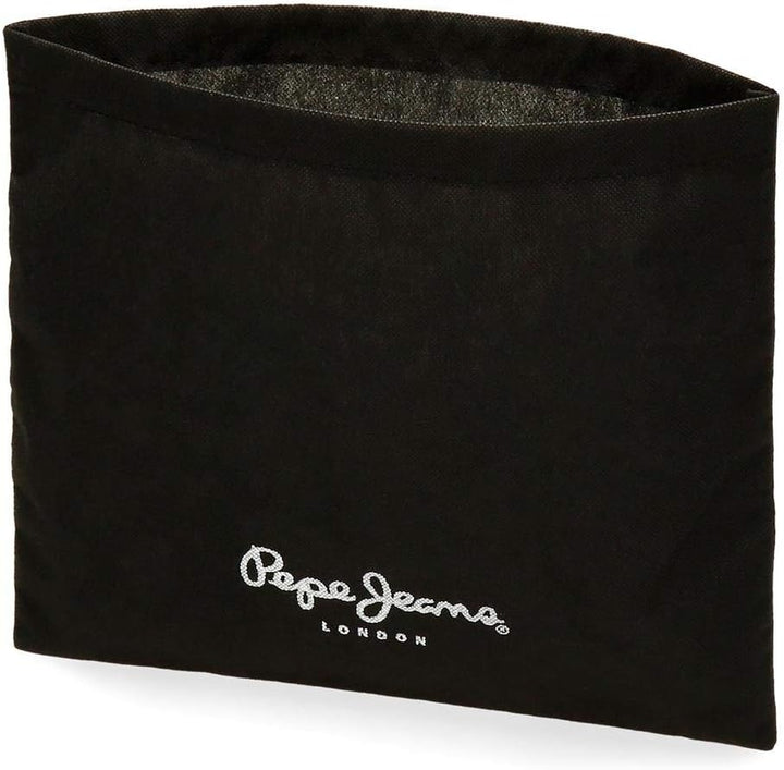 Pepe Jeans Lica Brieftasche Handtasche Beige 22x17x2 cms Leder, Handtasche Beige