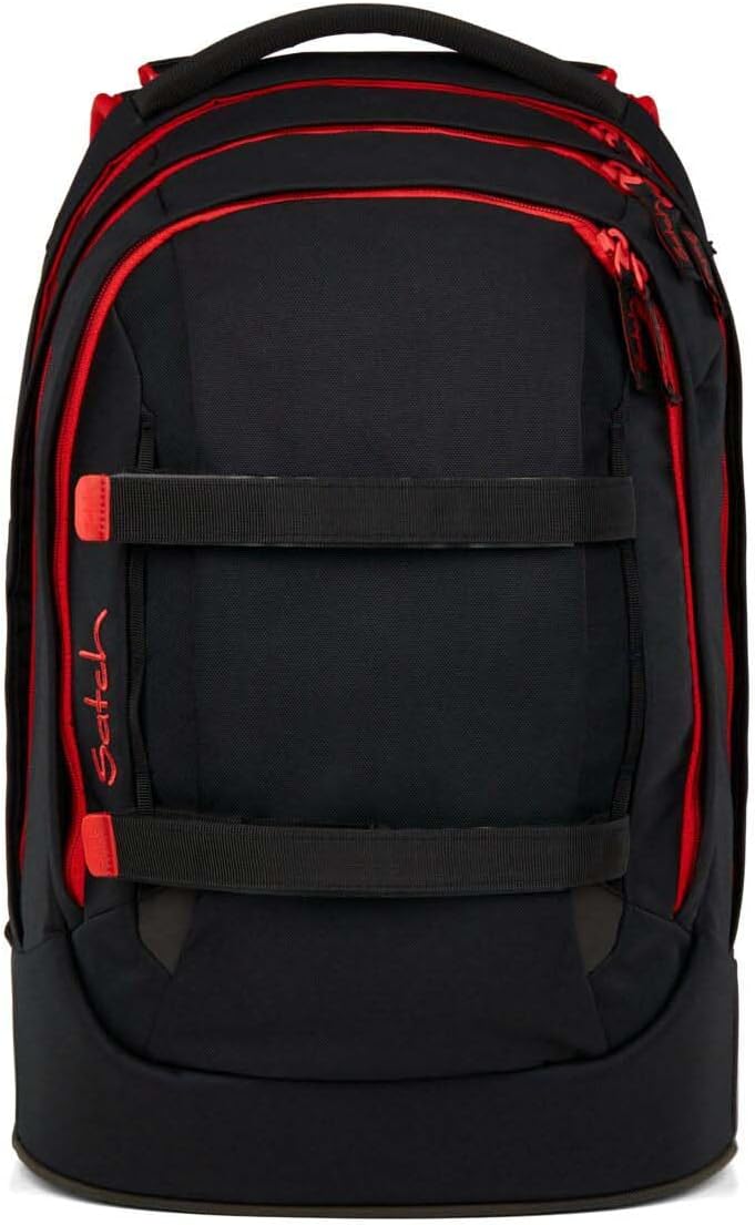 Satch Pack Schulrucksack Set 2tlg. inkl. Pencil Slider (Fire Phantom), Fire Phantom