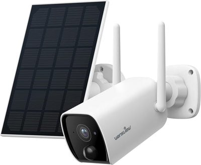 2K Überwachungskamera Aussen Akku mit Solarpanel,Wansview Kabellos WLAN Kamera Outdoor,Solar WiFi Ca