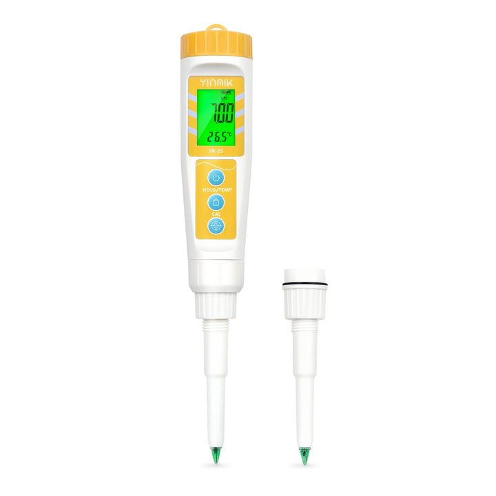 YINMIK pH Messgerät für Lebensmittel und Wasser, Präzises Digitales pH Meter für Fleisch, Käse, Saue