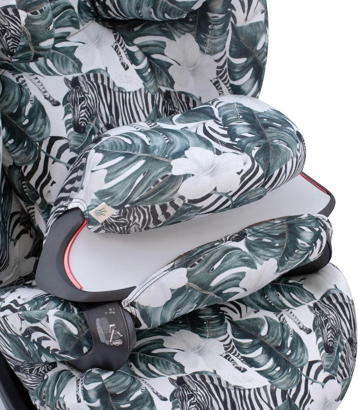 JYOKO Kids Bezug für Autositz kompatibel mit Cybex Pallas M (Zebra), Zebra