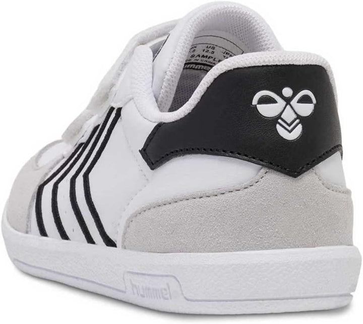 hummel Klettverschluss Sneaker Low Victory Kinder Grösse, White Black