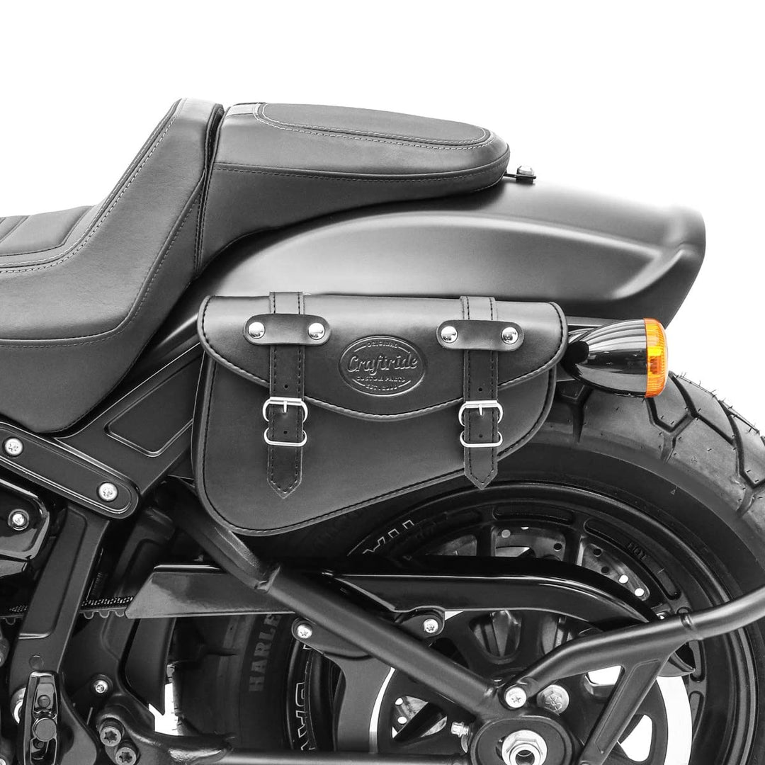 BS-Motoparts Satteltasche für Keeway Superlight 125 Arizona Schwarz Links