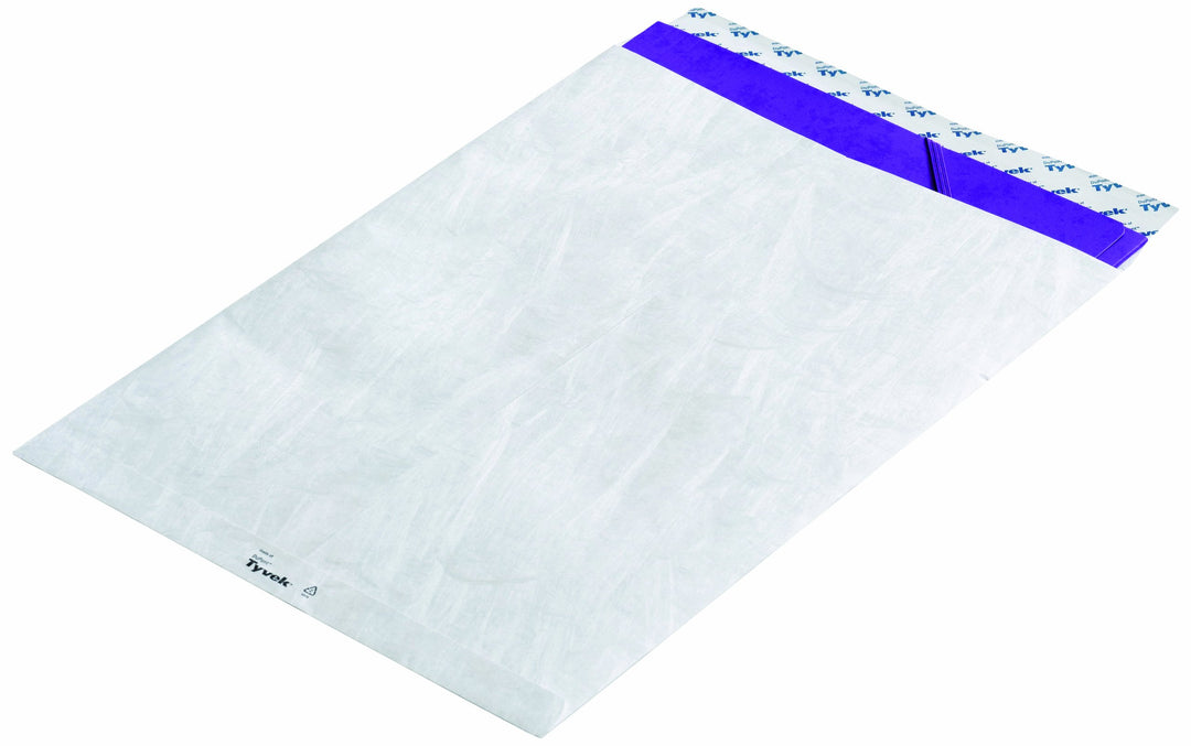 Tyvek Versandtasche H4 (371x262x3 mm) haftklebend weiss 55g 100 Stück 262x371 mm Single 100 Stück, 2