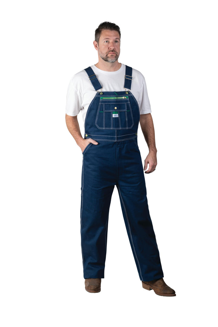 Walls Liberty Herren-Overall aus festem Denim 34W / 28L Starrer Denim, 34W / 28L Starrer Denim