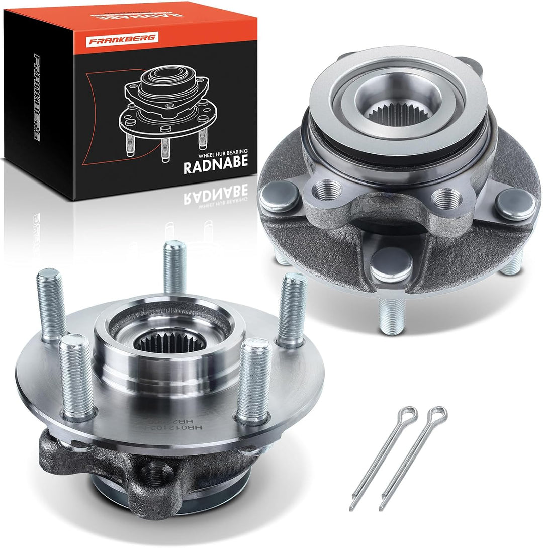 Frankberg 2x Radnabe Radlagersatz Vorderachse Kompatibel mit Juke F15 1.5L-1.6L SUV 2010-2021 X-Trai