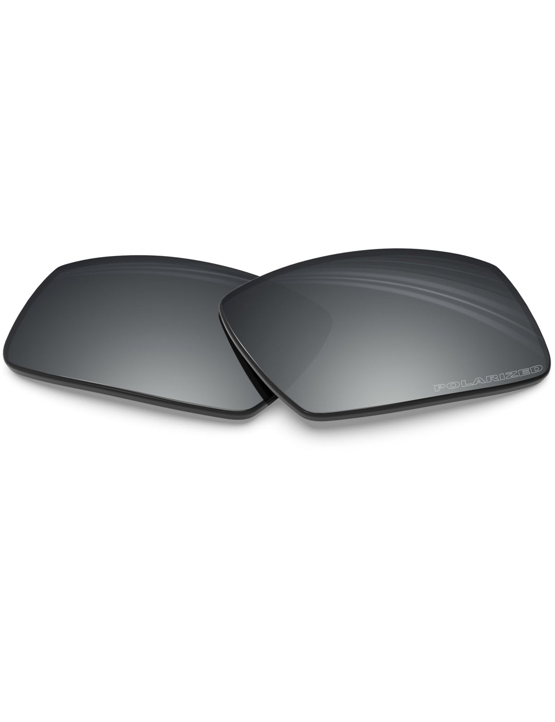 BlazerBuck Anti-salz Polarisierte Ersatzgläser für Oakley Gascan Silberchrom Polarisiert - [Polycarb