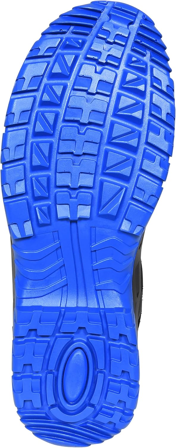 ELTEN Sicherheitsschuhe ALESSIO XW Mid ESD S3, Herren, Leder, Stahlkappe, leicht, robust, Schwarz/Bl