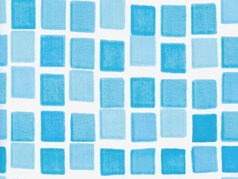 poolomio® Poolinnenfolie für Rundbecken mit Mosaikmuster 550 x 120 cm | 0,3 mm Stärke | Innenhülle P