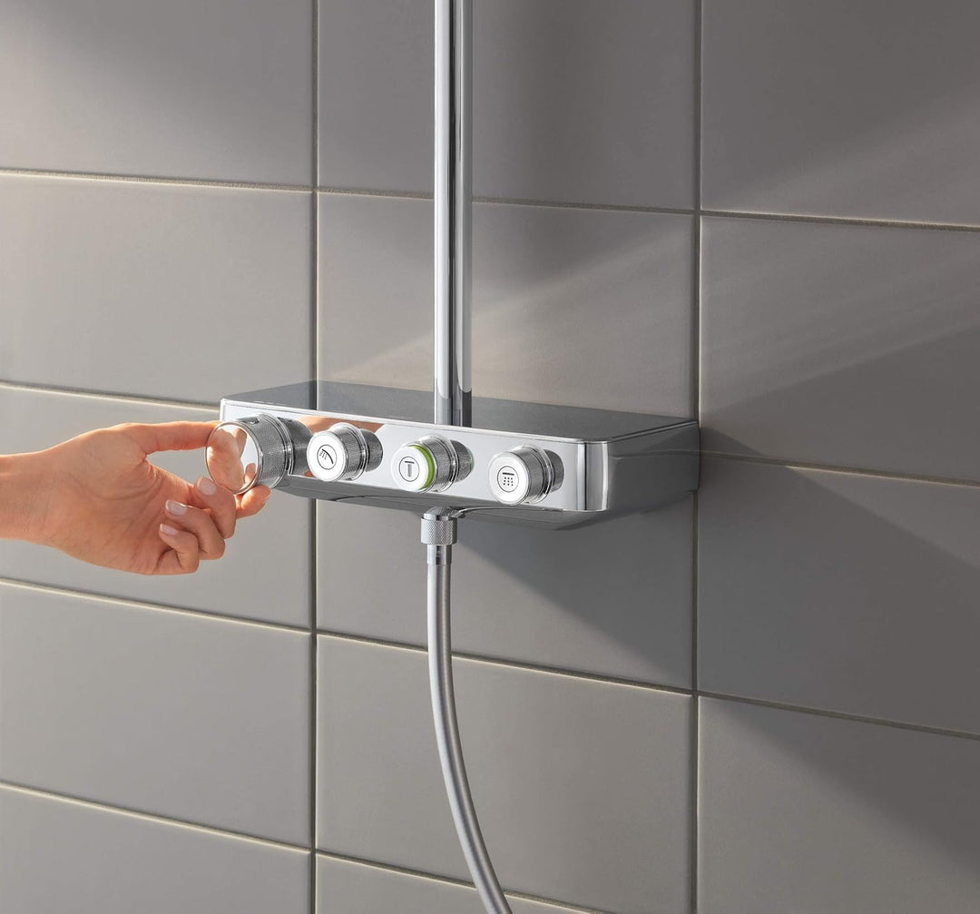 GROHE Euphoria Smartcontrol 310 Duo - Duschsystem mit Thermostatbatterie (wassersparend, 2 Strahlart
