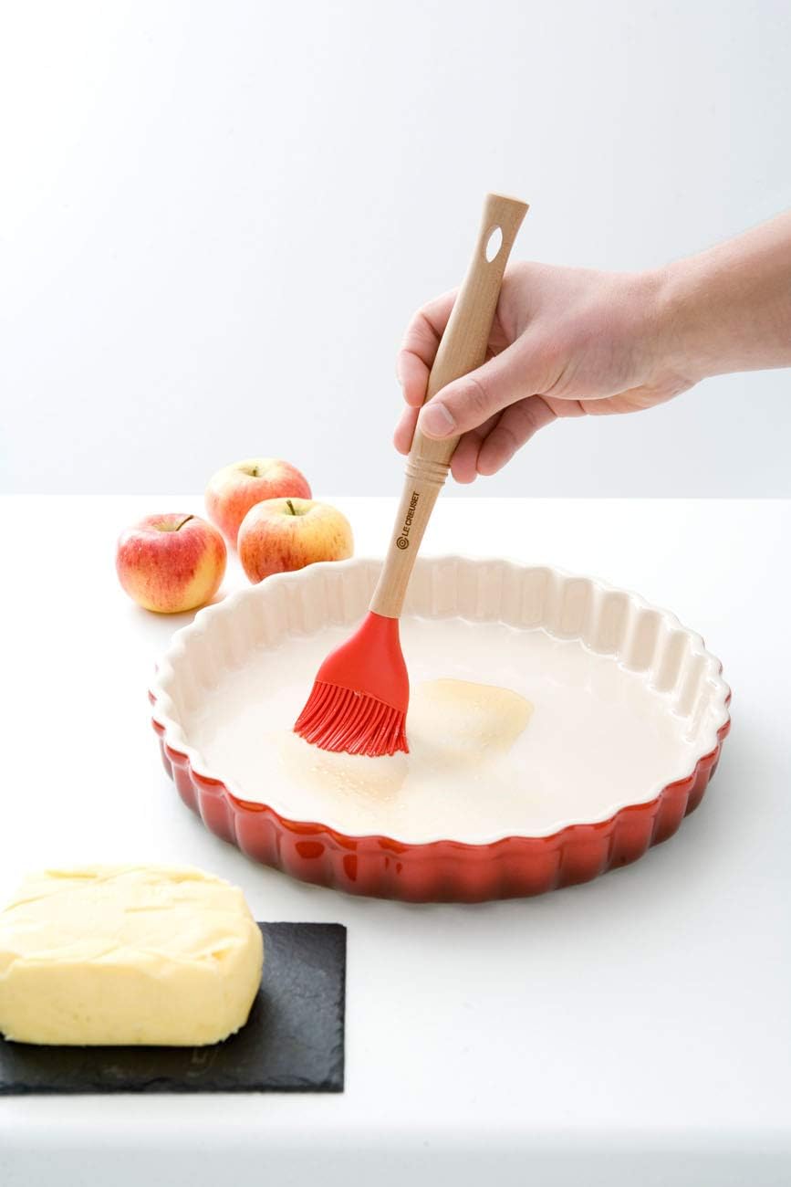 Le Creuset Tarte-Form, Ø 24 cm, Steinzeug, Kirschrot 24 cm Kirschrot, 24 cm Kirschrot